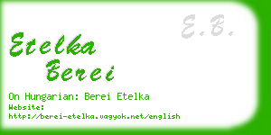 etelka berei business card